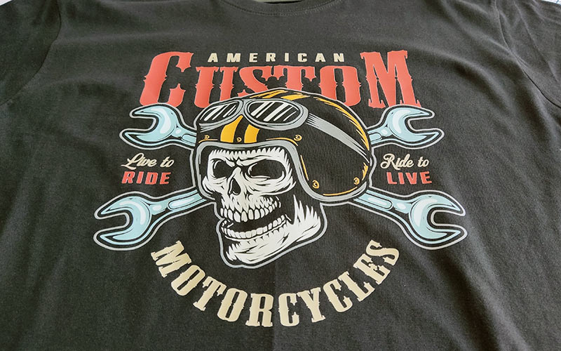 camisetas personalizadas baratas para concentraciones de motos
