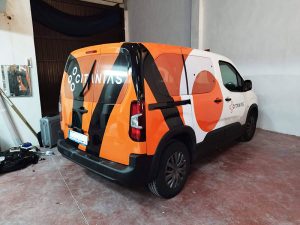 rotulación de flota de furgonetas en Barcelona