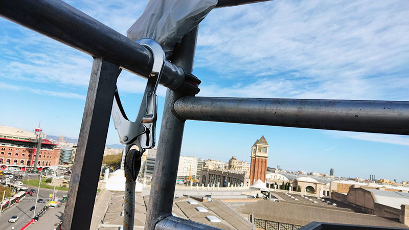 vistas de Barcelona desde azotea