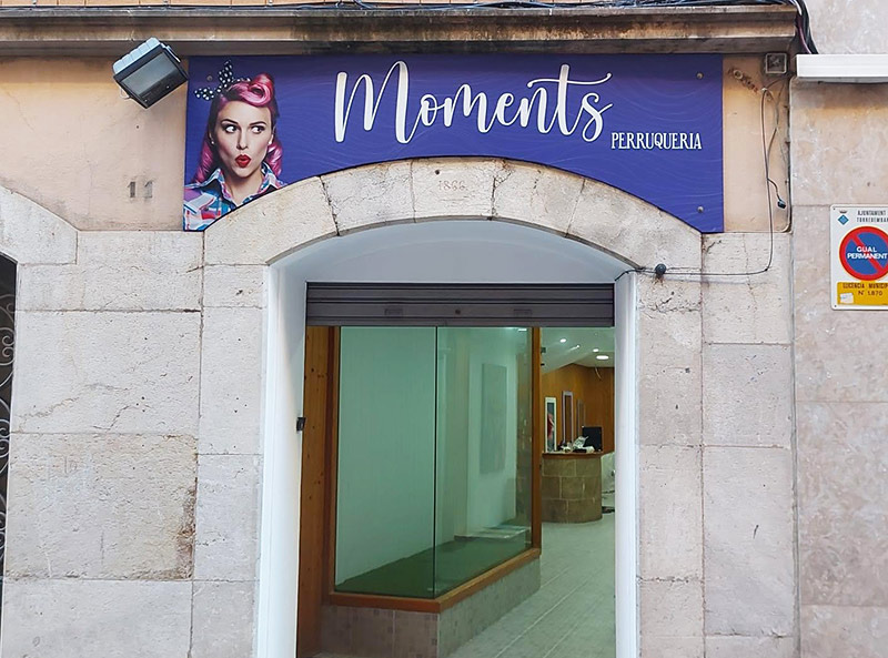 fabricación e instalación de rótulo personalizado con forma