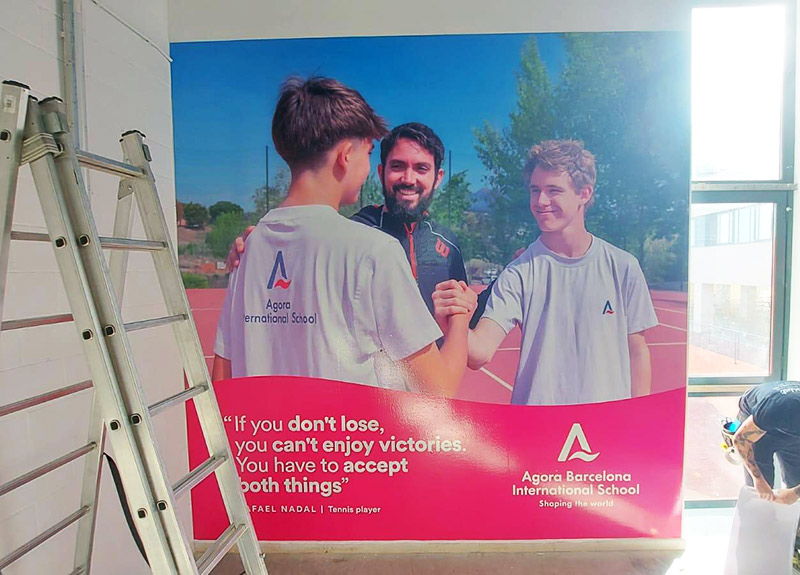 rotulación de colegios con vinilo