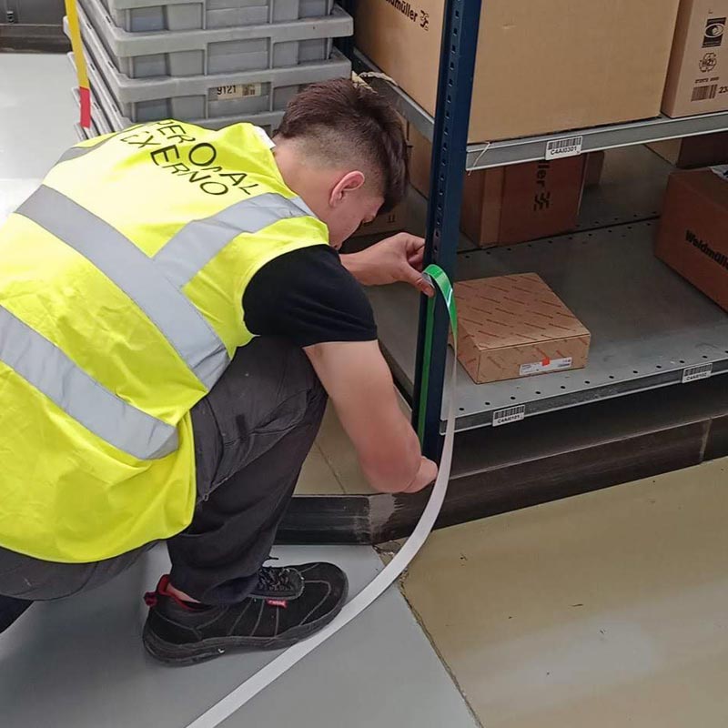 vinilos seguridad suelos fabricas