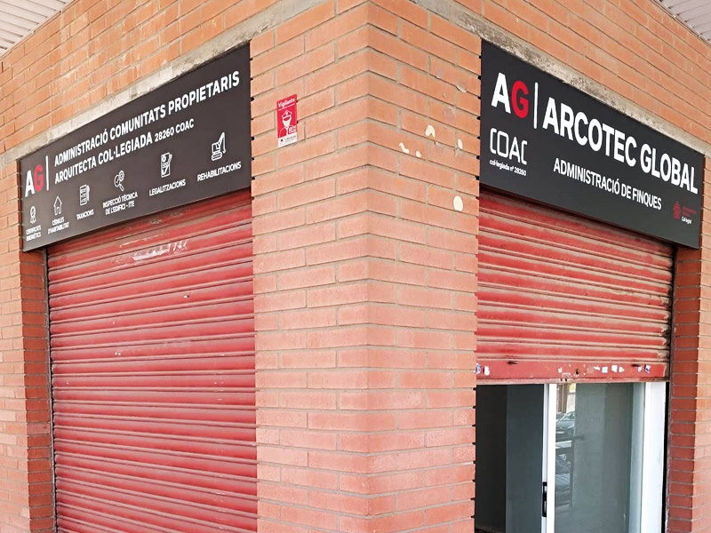 instalación de rótulos en Pallejà, Baix Llobregat