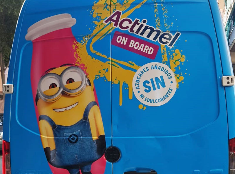 rotulación integral de furgoneta full car wrapping